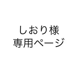 しおり様専用ページ