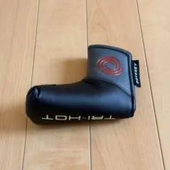 【美品】オデッセイ TRI-HOT パター用 ヘッドカバー ブラック グレー