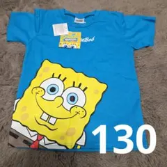 スポンジボブ Tシャツ 130cm 新品 ブルーのサムネイル