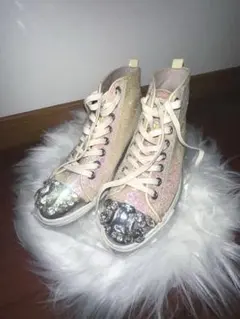 miumiu グリッタービジュースニーカー　size35のサムネイル