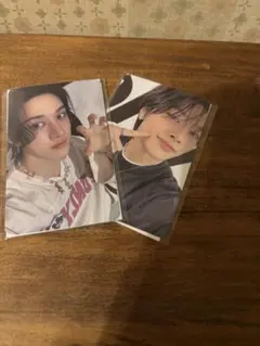 StrayKids アンコン　リアルタッチトレカ　親子ズ