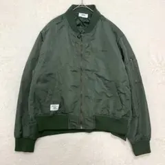 ネイビー◆MA-1 フライトジャケット オリーブ カジュアル ブルゾン 防寒