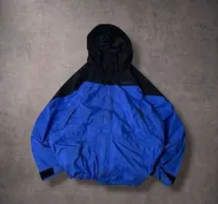 90s MarmotマウンテンパーカーXL香港製ブルーブラックテックビッグサイズのサムネイル
