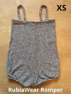 Rubia Wear ニット　ロンパー　 XS ミックスグレー　美品