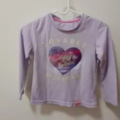 Candy Chuu 長袖カットソー パープル SS(125-135cm)