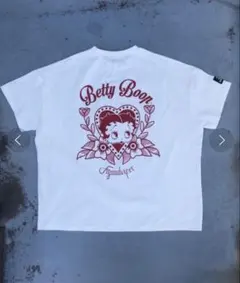 FIG&VIPER Betty Boop コラボ BIG-T ホワイトのサムネイル