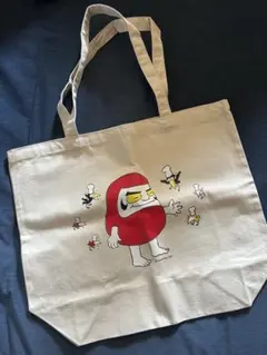 だるまちゃん×からすのパンやさん　かこさとし展限定　トートバッグL