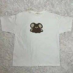 NICE CLAUP 半袖Tシャツ クマモチーフのサムネイル