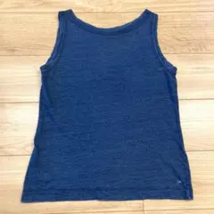 45R 45rpm 日本製 R刺繍 インディゴ 藍染 ノースリーブ タンクトップ
