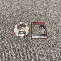 名探偵コナン　コナンくん缶バッジ➕アニメイト特典クリアカードセット