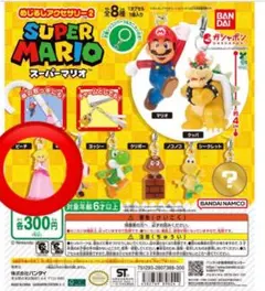 【未使用】スーパーマリオ　めじるしアクセサリー2 ピーチ