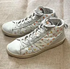 New Balance ニューバランス 花柄ハイカットスニーカー 24cm