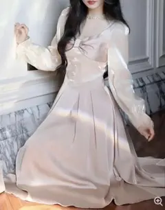 ハッピー道楽さま専用laubeblanc Flare pleats Dress - メルカリ