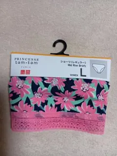 【新品未使用】ユニクロ　プリンセス タム・タム ショーツレギュラー Lサイズ