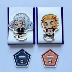 鬼滅の刃 ぺたん娘トレーディング アクリルスタンド 夏祭り 宇髄天元 煉獄杏寿郎