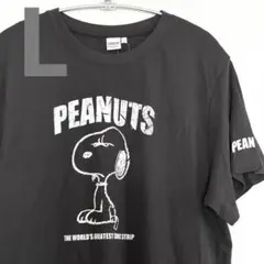 【PEANUTS】L未使用スヌーピー Tシャツ チャコールグレーのサムネイル