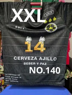 SULLO フットサルシャツ ブラック XXL　NO.140