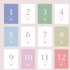 13.マンスリーカード 月齢カード