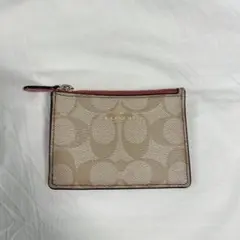 coach カードケース　ピンク