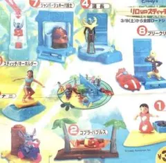 リロ＆スティッチ マクドナルド ハッピーセット コンプリート フィギュア