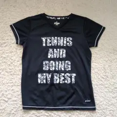 prince テニス Tシャツ Vネック ネイビー