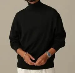 【※週末限定セール】戸賀仕様 ナノ・ユニバース /毛玉レスニット 定価3万購入