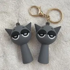 スプランキー　マスコットキーホルダー　グレー2つ