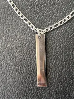 【ステンレス製】ストレートバー ネックレス