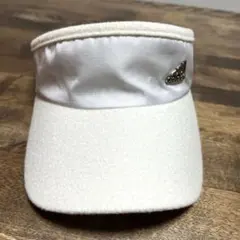 adidas フリースバイザー オフホワイト