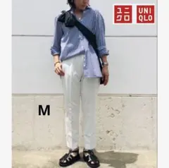 【新品】UNIQLO スマートアンクルパンツ　2WAYストレッチ　白　M