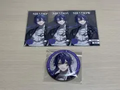 長尾景　メタルカード　グリッター缶バッジ　にじさんじ