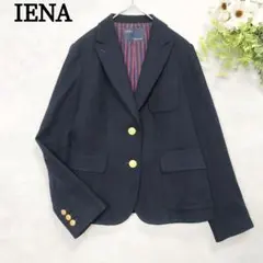 紺ブレ テーラードジャケット