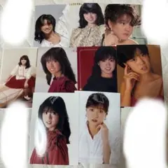 中森明菜 生写真 9枚セット 昭和アイドル レトロのサムネイル