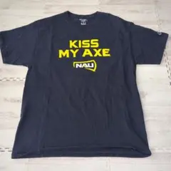 Champion KISS MY AXE Tシャツ L ネイビー