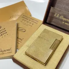 ✨S.T.Dupont✨デュポン✨ゴールド✨ダイヤカット✨ヴィンテージ 