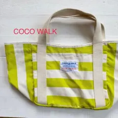美品 COCO WALK ココウォーク ボーダー トートバッグ コットンのサムネイル