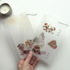 A6 クリスマス貯金リフィル3枚セット｜家計管理Saving challenge