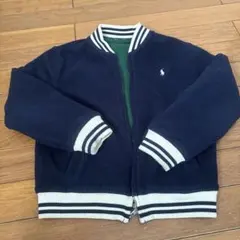 ラルフローレンキッズ　ネイビー フリース風ジャケット　7
