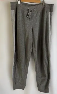 グレー 切り替え ジョガーパンツ難あり