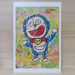 映画ドラえもん　のび太の絵世界物語　ポストカード　へたっぴドラ　未来デパート