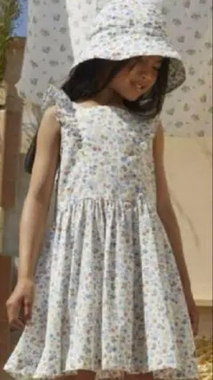 ★値下げPETIT BATEAU プチバトー フラワープリントワンピース4ans