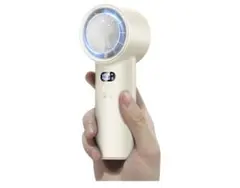 携帯扇風機 ハンディファン 冷感プレート 急速冷却強力 5200mah 白