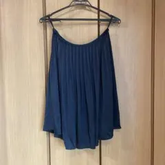 UNTITLED アンタイトル　ネイビー プリーツスカート