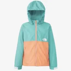 キッズコンパクトジャケットNPJ72310カイザーアクアxブライトカンタロープ