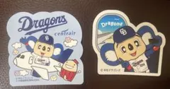 中日ドラゴンズ ドアラ セントレア コラボステッカー 3種4枚 セット