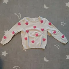 H&M ハートスウェット　トレーナー　100/105サイズ