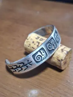 美品 Hopi Jason takala K14 メイズ オーバーレイ バングル - メルカリ
