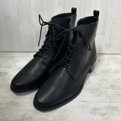 Oriental Traffic ブラックレースアップブーツ　Lサイズ　24cm