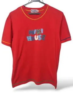 Miki House メンズ sizeM レッド 日本製 コットン Tシャツのサムネイル