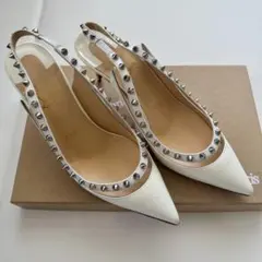 ルブタン　パンプス　36.5 ホワイト　Christian Louboutin